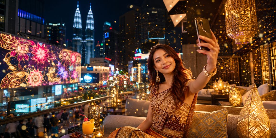 Pengguna Malaysia mengakses kasino mudah alih wave100 di Kuala Lumpur